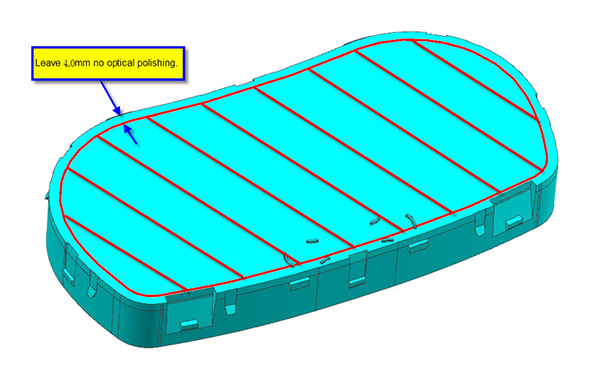 Car Dashboard Lenses with Excellent Polishing Performance