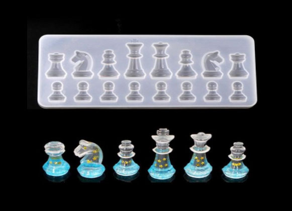 Resin Chess pieces mold