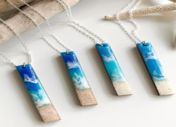 Resin Necklace pendant