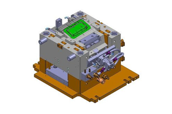 Injection molding illustration