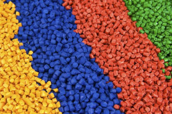 Pellets used in injection molding